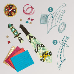 DIY „Mosaik Piratenschwerter“ von Djeco