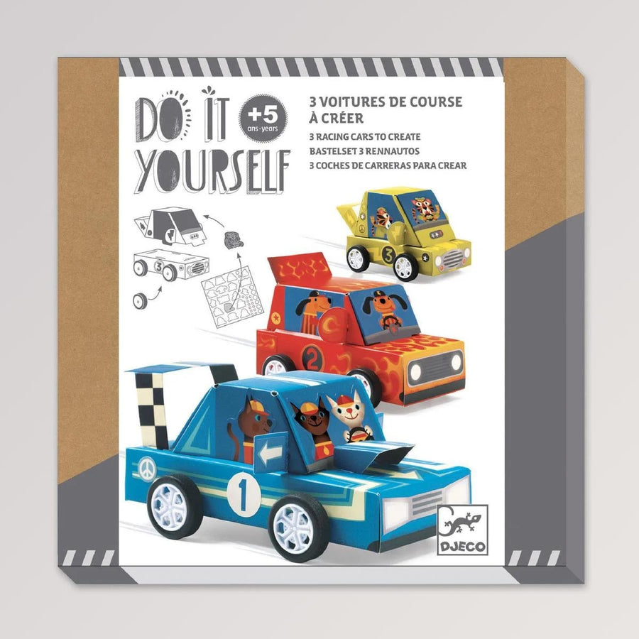 DIY: Rennautos Grand Prix - Box von Djeco