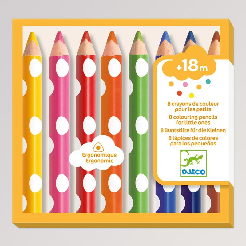 Farben: 8 dicke Buntstifte