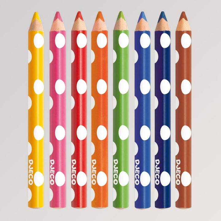 Farben: 8 dicke Buntstifte