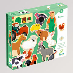 Holz Magnete: Farmix von Djeco