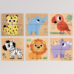 Holzpuzzle: Wild & Co von Djeco