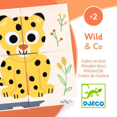 Holzpuzzle: Wild & Co von Djeco