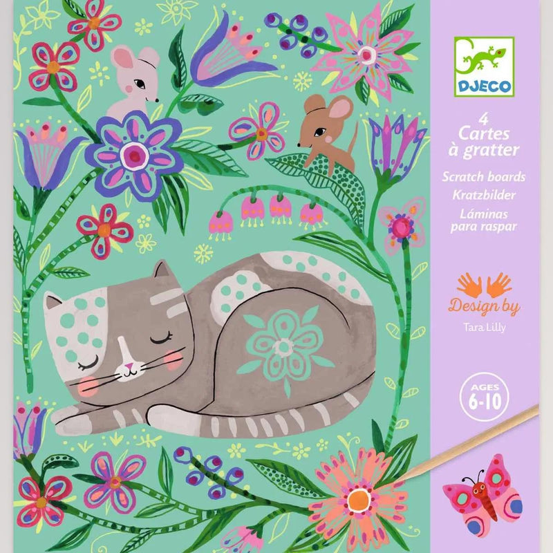 Kratzbilder: Begegnungen