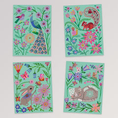 Kratzbilder: Begegnungen