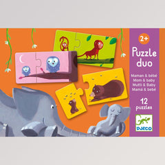 Lernspiel: Puzzle duo: Mami & Kind von Djeco