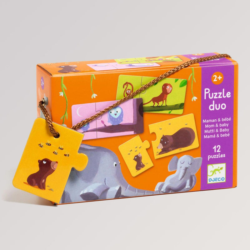Lernspiel: Puzzle duo: Mami & Kind von Djeco