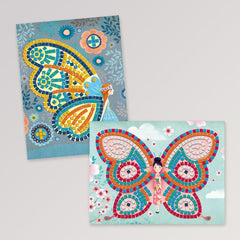 Mosaike: Glitzer Schmetterlinge von Djeco