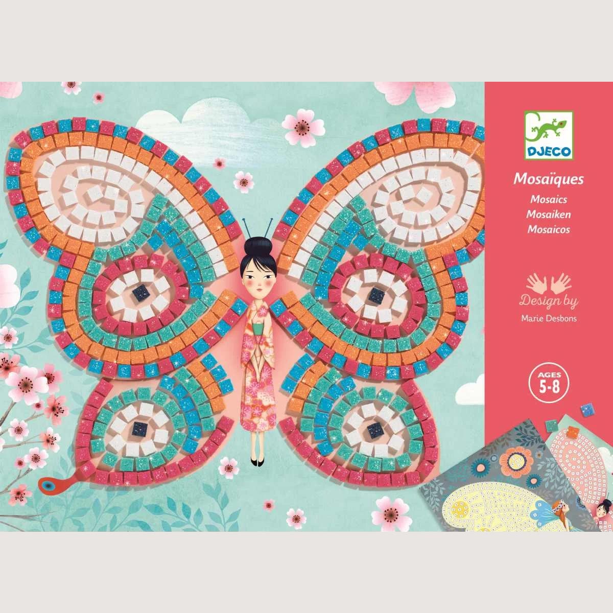 Mosaike: Glitzer Schmetterlinge von Djeco