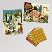 Mosaike: Metallische Dinosaurier von Djeco
