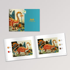 Mosaike: Metallische Dinosaurier von Djeco