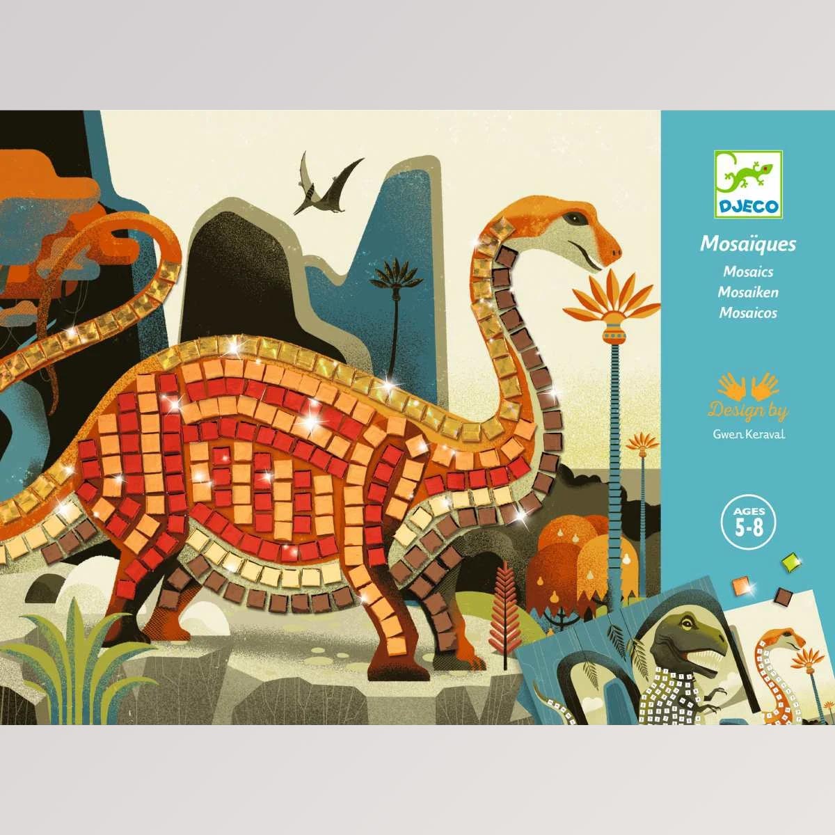 Mosaike: Metallische Dinosaurier von Djeco