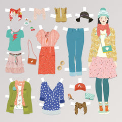 Papierkunst: Der große Kleiderschrank von Djeco