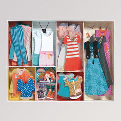 Papierkunst: Der große Kleiderschrank von Djeco