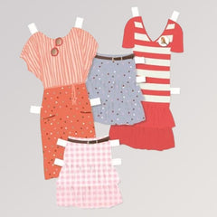 Papierkunst: Der große Kleiderschrank von Djeco