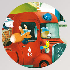 Puzzle: Feuerwehrauto - 16 Teile von Djeco