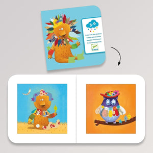 Sticker 3-6: Stickerbild Tiere von Djeco - Stickercollagen erstellen