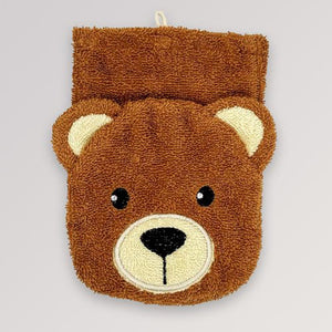 Bio-Waschlappen Bär Bruno in klein