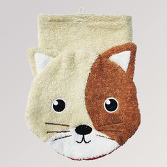 BIO Waschlappen, Katze (klein)