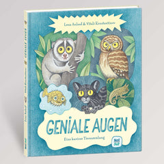 Kinderbuch "Geniale Augen - Eine kuriose Tiersammlung" - Cover