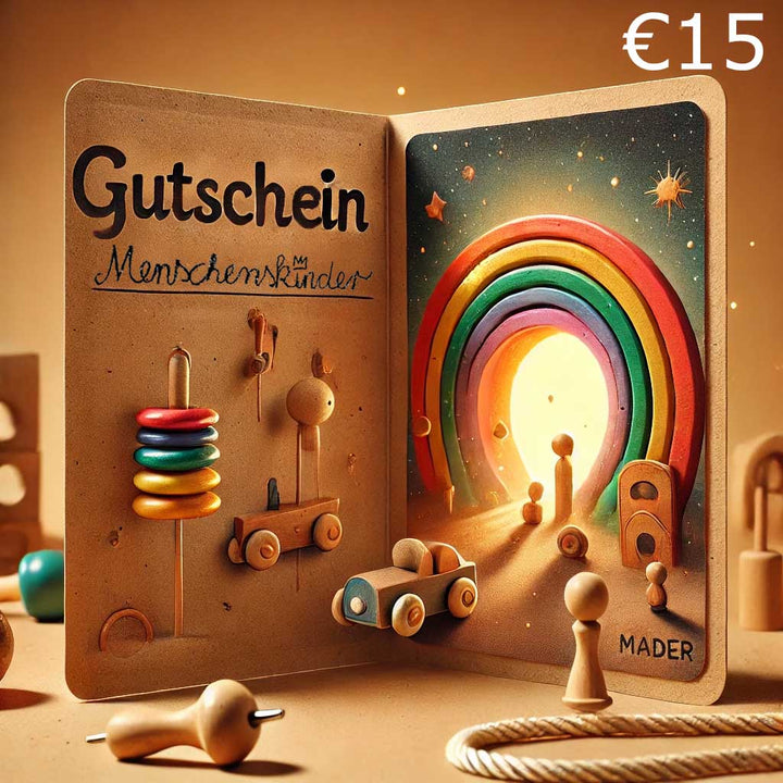 Menschenskinder Geschenkgutschein 15 Euro