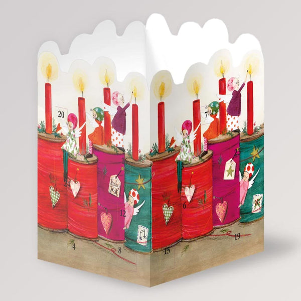 Transparentleuchte Adventskalender: Kerzen von Graetz