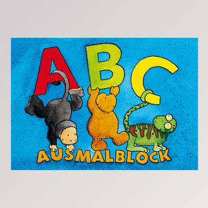 ABC Ausmalblock