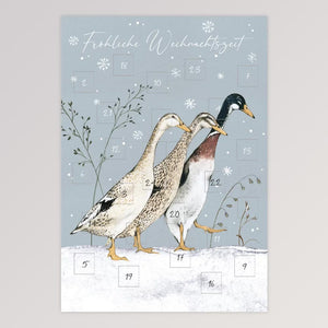 Adventskalender Klappkarte: Enten von Graetz Verlag