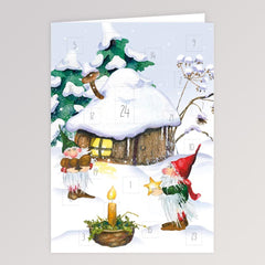 Adventskalender Klappkarte: Weihnachtswichtel von Graetz Verlag