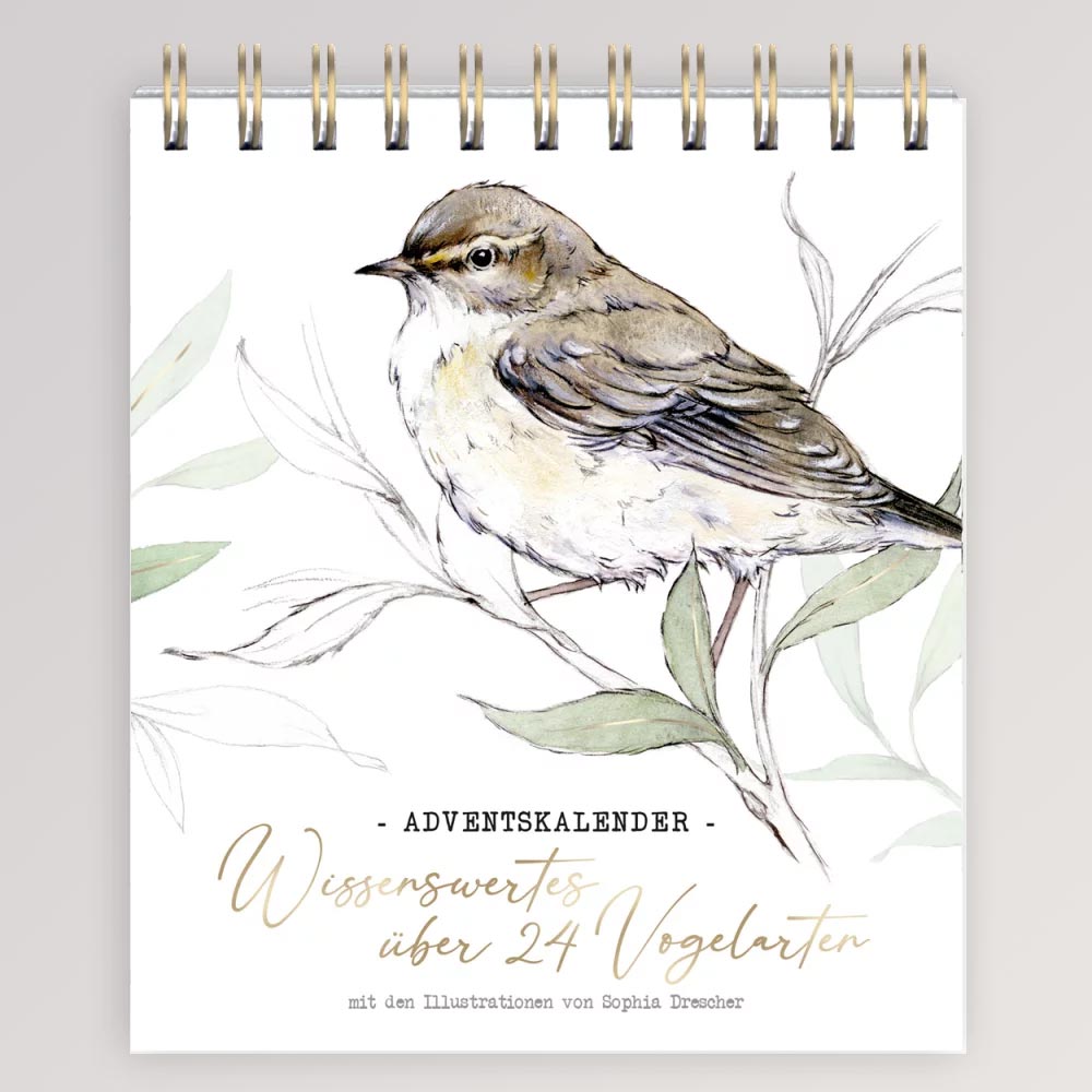 Adventskalender - 24 Vogelarten von Grätz Verlag