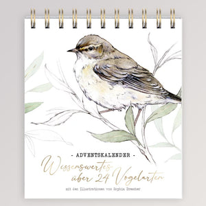 Adventskalender - 24 Vogelarten von Grätz Verlag