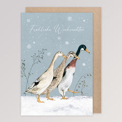 Klappkarte Laufenten von Graetz Verlag