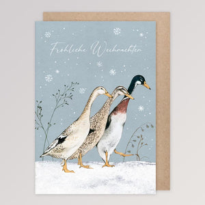 Klappkarte Laufenten von Graetz Verlag