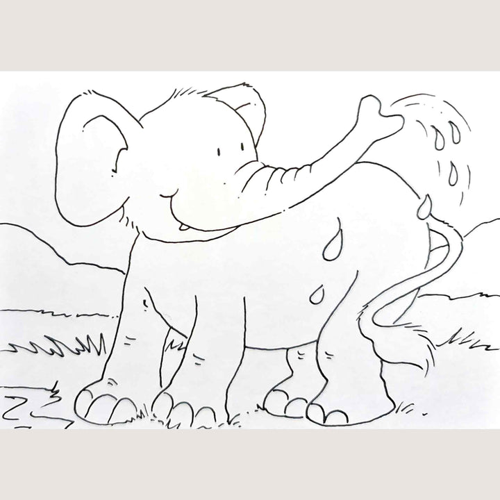 Mini- Malbuch Wilde Tiere