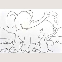 Mini- Malbuch Wilde Tiere