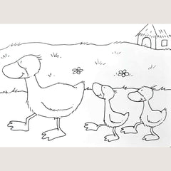 Mini- Malbuch Bauernhof-Tiere