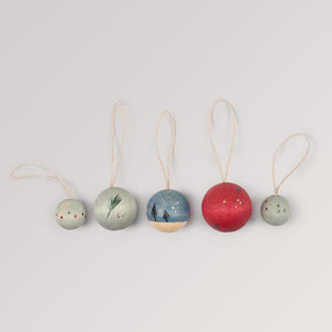 Grapat Ornamente No7 Wish Balls - Weihnachtsbaumschmuck aus Holz