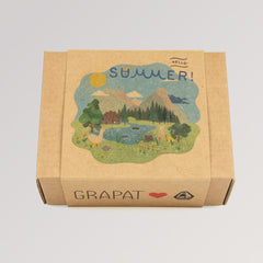 Hello Summer - Holzfiguren und Holzschale von Grapat und Ostheimer