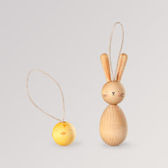 Hop and Beep - Oster-Oranamente von Grapat