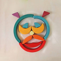 Baukasten Viereck Bögen von Grimms