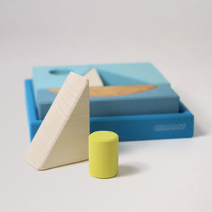 Grimm's Bauspiel blau für Kinder