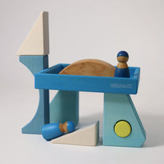 Grimm's Bauspiel blau für Kinder