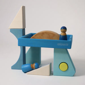 Grimm's Bauspiel blau für Kinder