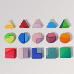 Bauspiel Dreieck Viereck Kreis von Grimms