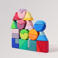 Bauspiel Dreieck Viereck Kreis von Grimms