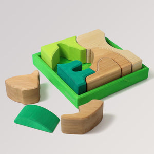 Grimm's Bauspiel Grün für Kinder ab 1 Jahr