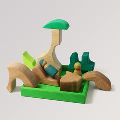 Grimm's Bauspiel Grün für Kinder ab 1 Jahr