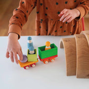 Bauspiel Holzzug von Grimms