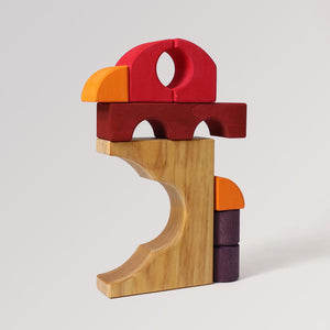 Grimm's Bauspiel Rot für Kinder ab 1 Jahr