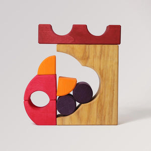 Grimm's Bauspiel Rot für Kinder ab 1 Jahr